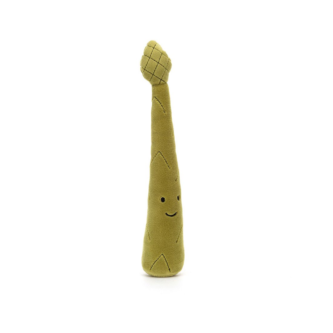 Jellycat Vivacious Vegetable Asparagus Vorderseite Spargel | Kuscheltier.Boutique