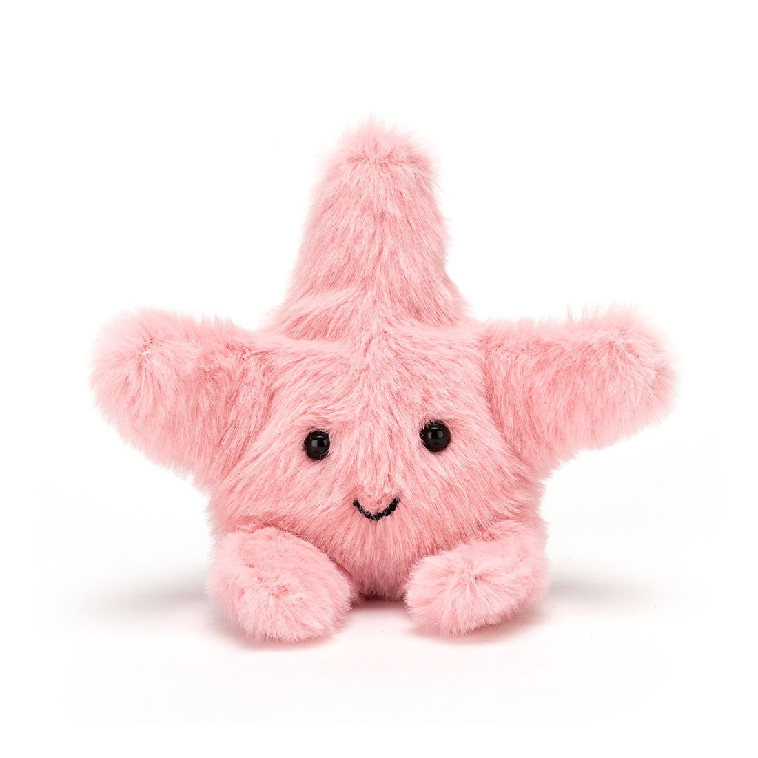 Jellycat Fluffy Starfish Vorderseite Seestern | Kuscheltier.Boutique