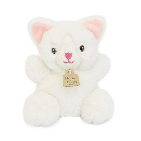 Histoire D'Ours Tierkinder: Katze weiß | Kuscheltier.Boutique