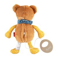 sigikid Yellow Sunshine Teddybär braun Rückseite Spieluhr | Kuscheltier.Boutique