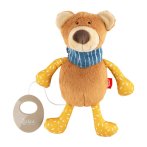 sigikid Yellow Sunshine Teddybär braun Vorderseite Spieluhr | Kuscheltier.Boutique