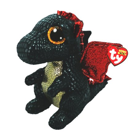 Ty Beanie Boos Drache Grindal schwarz | Kuscheltier.Boutique