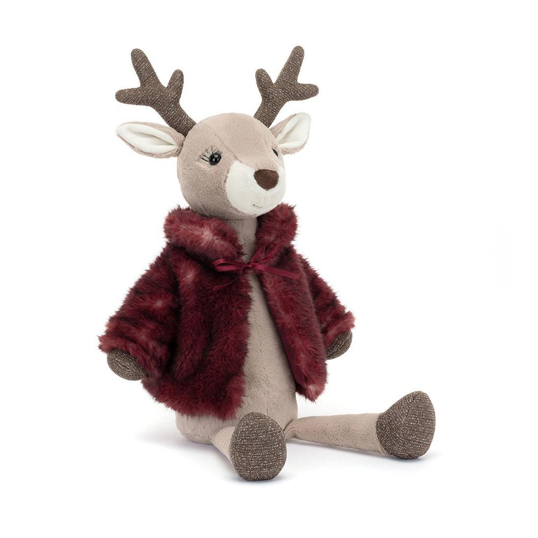 Jellycat Rentier Vivien Reindeer  Vorderseite | Kuscheltier.Boutique