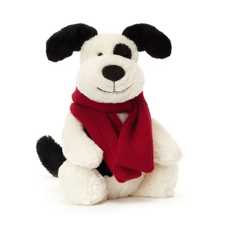 Weihnachtshund Bashful Winter Puppy Vorderseite | Kuscheltier.Boutique