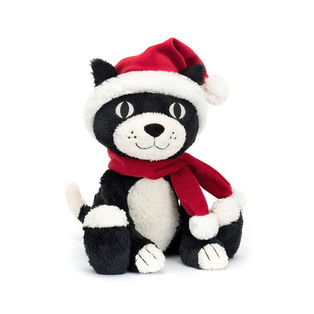 Jellycat Christmas Jack Vorderseite Weihnachtskatze | Kuscheltier.Boutique