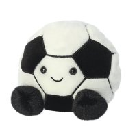 Palm Pals Fußball Striker Football schwarz-weiß | Kuscheltier.Boutique