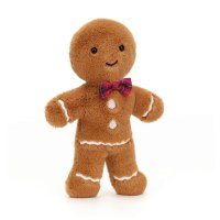 Jellycat Jolly Gingerbread Fred 18cm, Vorderseite | Kuscheltier.Boutique