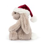 Jellycat Hase Bashful Chrismas Bunny mit Mütze | Kuscheltier.Boutique