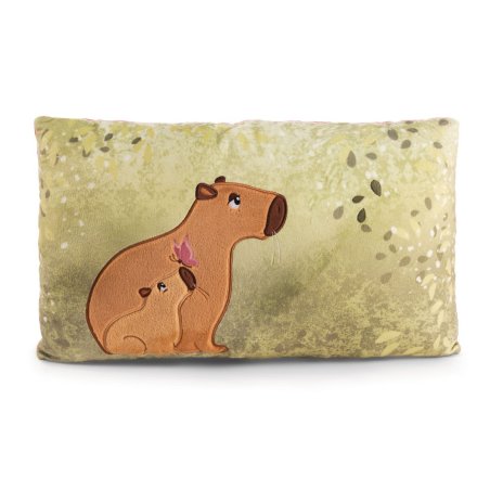 Nici Wasserschwein Capy-Barbara Capybara Vorderseite Kissen | Kuscheltier.Boutique