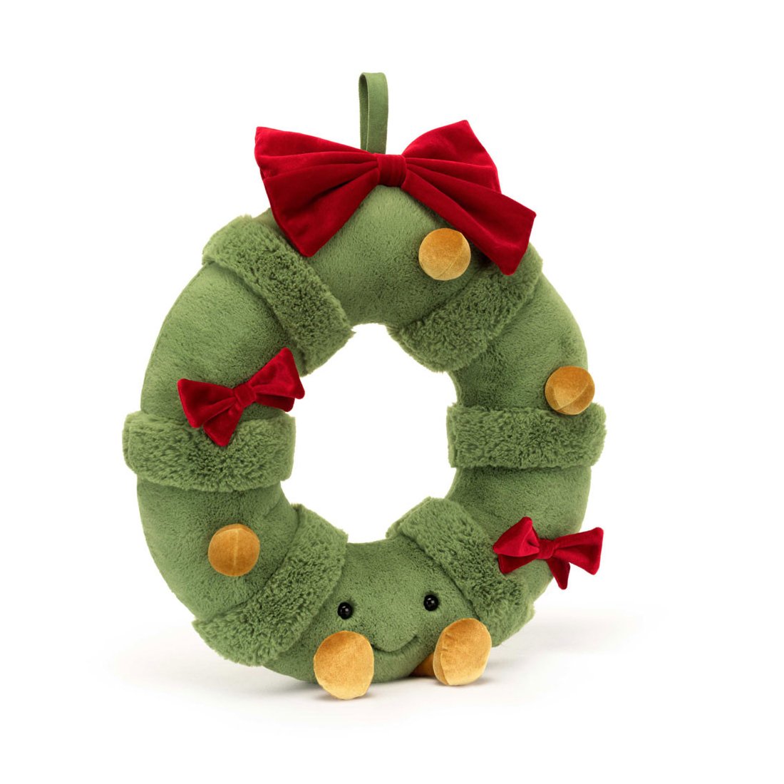 Jellycat Amuseables Decorated Wreath Vorderseite Kranz | Kuscheltier.Boutique