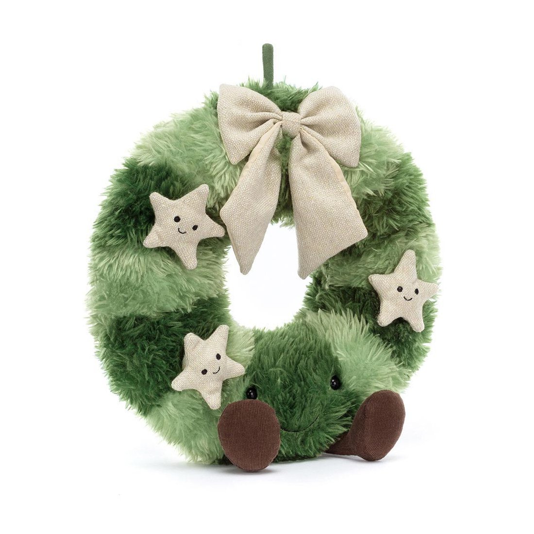 Jellycat Amuseables Nordic Spruce Wreath Vorderseite Kranz | Kuscheltier.Boutique