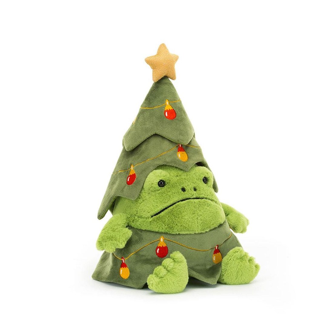 Jellycat Ricky Rainfrog Christmas Tree Vorderseite | Kuscheltier.Boutique