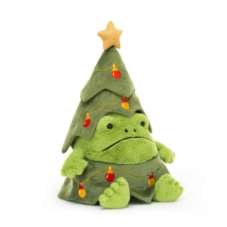 Jellycat Ricky Rainfrog Christmas Tree Vorderseite | Kuscheltier.Boutique