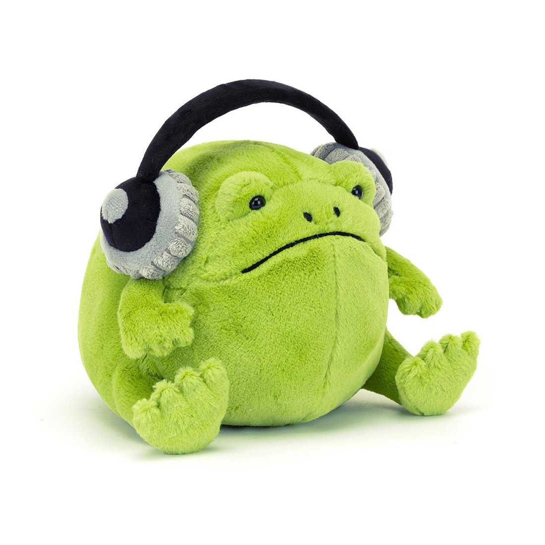 Jellycat Ricky Rainfrog Headphones Vorderseite Frosch | Kuscheltier.Boutique