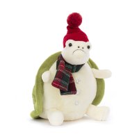 Jellycat Snowman Timmy Turtle Vorderseite Schildkröte | Kuscheltier.Boutique