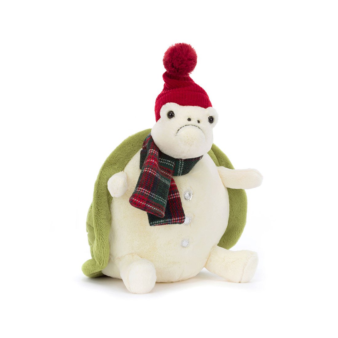 Jellycat Snowman Timmy Turtle Vorderseite Schildkröte | Kuscheltier.Boutique