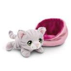 NICI Little Paws Katze grau Vorderseite | Kuscheltier.Boutique