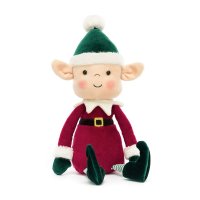 Jellycat Weihnachtself Eldo Vorderseite | Kuscheltier.Boutique