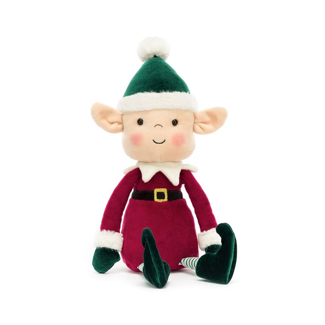 Jellycat Weihnachtself Eldo Vorderseite | Kuscheltier.Boutique