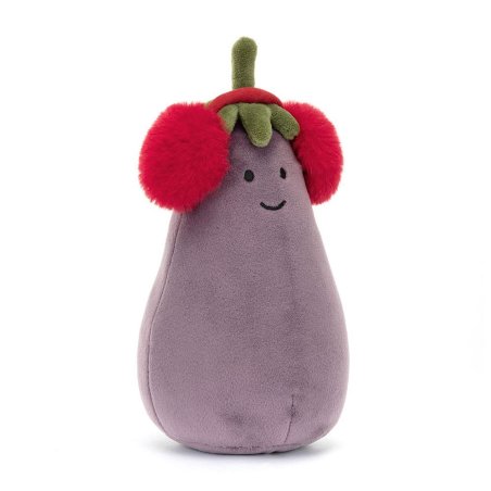 Jellycat Toastie Vivacious Red Aubergine Vorderseite | Kuscheltier.Boutique