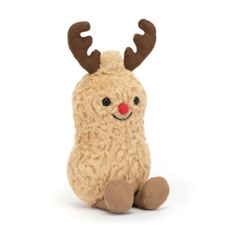 Jellycat Amuseables Erdnuss Peanut Reindeer Vorderseite | Kuscheltier.Boutique