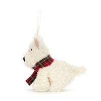 Jellycat Munro Scottie Dog Decoration Weihnachtsanhänger | Kuscheltier.Boutique