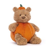 Jellycat Teddy Bär Bartholomew Bear Pumkin, Vorderseite | Kuscheltier.Boutique