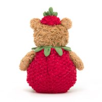 Jellycat Teddy Bär Bartholomew Bear Strawberry Rückseite | Kuscheltier.Boutique