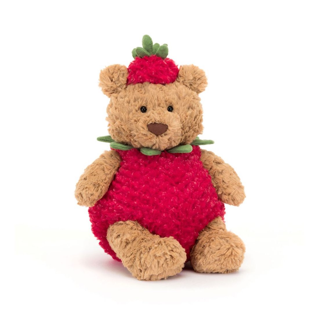 Jellycat Teddy Bär Bartholomew Bear Strawberry Vorderseite | Kuscheltier.Boutique