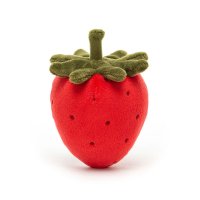 Jellycat Erdbeere Faboulus Fruit Strawberry Rückseite | Kuscheltier.Boutique