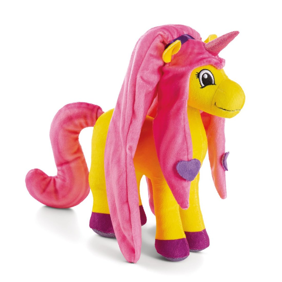 NICI Lissy Pony Einhorn Dilara gelb-pink | Kuscheltier.Boutique