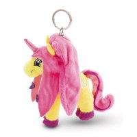 NICI Lissy Pony Einhorn Dilara Anhänger gelb-pink | Kuscheltier.Boutique