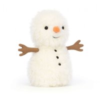 Jellycat Little Plüsch Schneemann weiß Vorderseite | Kuscheltier.Boutique