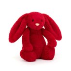 Jellycat Hase Bashful Cranberry Bunny Vorderseite | Kuscheltier.Boutique