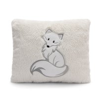 NICI Dreamy Winter Polarfuchs Vanja Vorderseite buntes Kissen | Kuscheltier.Boutique