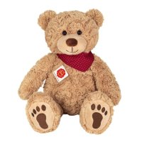 Hermann TEDDY Teddy Bär Chilly mit Halstuch Vorderseite | Kuscheltier.Boutique