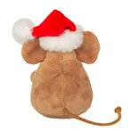 Hermann TEDDY Weihnachtsmaus mit Kranz Rückseite | Kuscheltier.Boutique