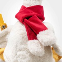 Steiff Soft Cuddly Friends Weihnachtsgans Gilda mit Schal | Kuscheltier.Boutique