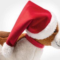 Steiff Soft Cuddly Friends Weihnachtshund Snuffy Mütze | Kuscheltier.Boutique