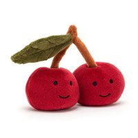 Jellycat Kirsche Faboulus Fruit Cherry Vorderseite | Kuscheltier.Boutique