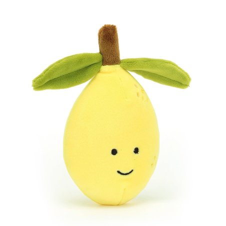 Jellycat Zitrone Fabulous Fruit Lemon, Vorderseite | Kuscheltier.Boutique