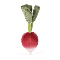 Jellycat Vivacious Vegetable Radish Vorderseite Radieschen | Kuscheltier.Boutique