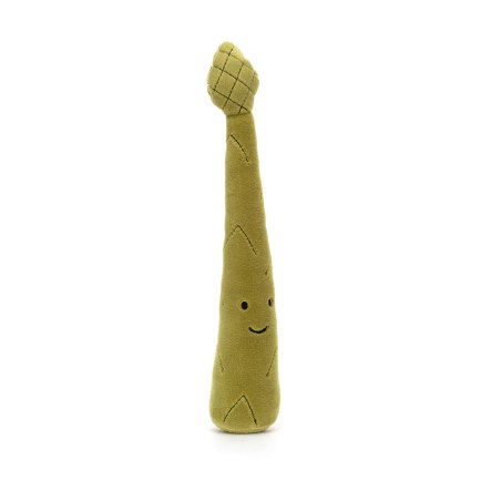 Jellycat Vivacious Vegetable Asparagus Vorderseite Spargel | Kuscheltier.Boutique