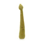 Jellycat Vivacious Vegetable Asparagus Vorderseite Spargel | Kuscheltier.Boutique