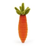 Jellycat Karotte Vivacious Vegetable Carrot Rückseite | Kuscheltier.Boutique