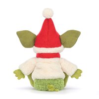 Jellycat Gremlin Christmas Grizzo Rückseite | Kuscheltier.Boutique