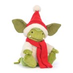 Jellycat Gremlin Christmas Grizzo Vorderseite | Kuscheltier.Boutique