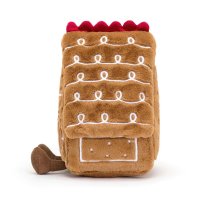 Jellycat Amuseables Gingerbread House Lebkuchenhaus | Kuscheltier.Boutique