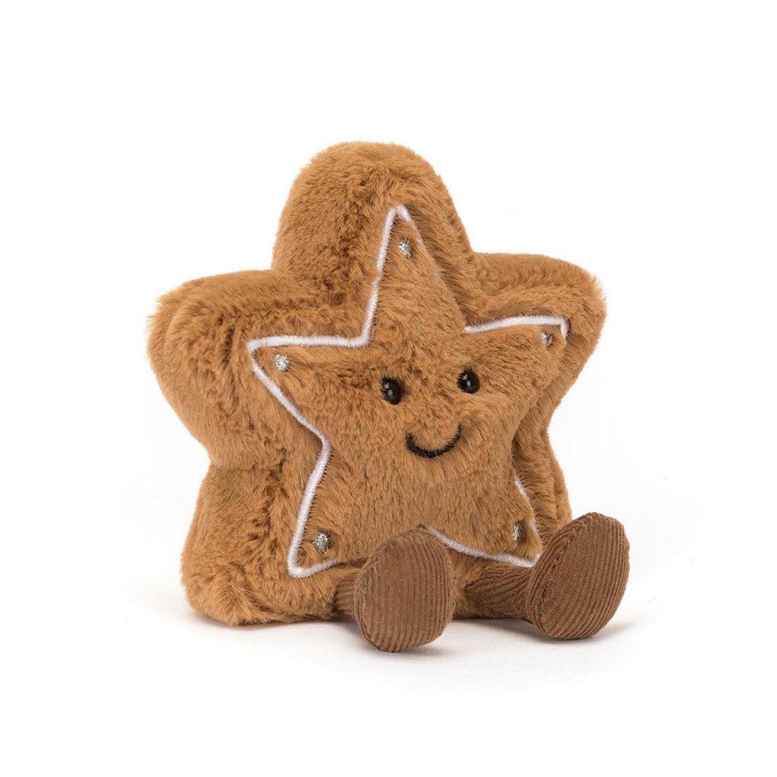 Jellycat Amuseables Star Cookie Vorderseite Lebkuchenstern | Kuscheltier.Boutique