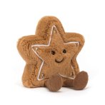 Jellycat Amuseables Star Cookie Vorderseite Lebkuchenstern | Kuscheltier.Boutique